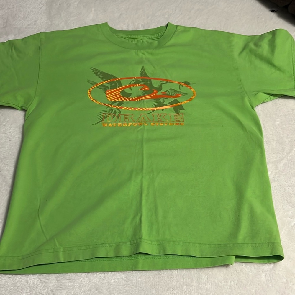 Drake size xl lime green tshirt